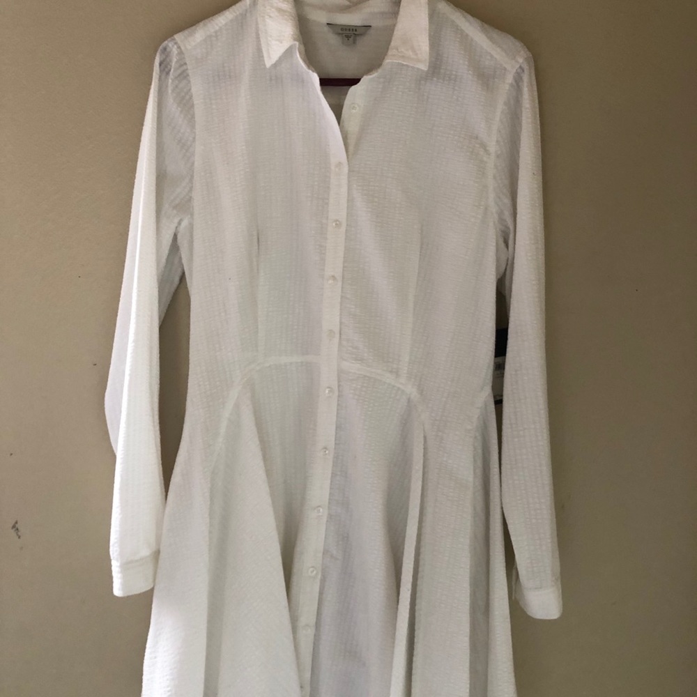 Guess white dress